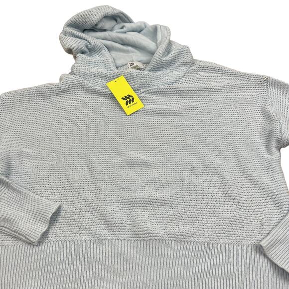 All in Motion Women's Light Blue Hooded Pullover Sweater - Size Small - NWT - Picture 1 of 9